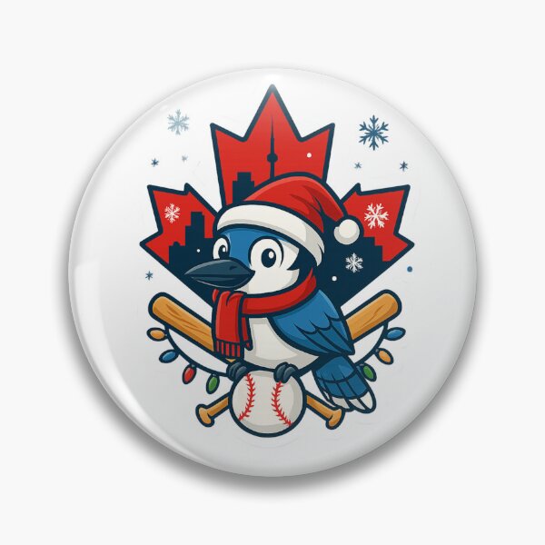 Item preview, Festive Blue Jay – Toronto Christmas Baseball Style designed and sold by farzan-design.