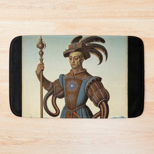 Item preview, The deep one a Creepy Lovecraftian citizen of Innsmouth portrait art designed and sold by Vintage Designs +.