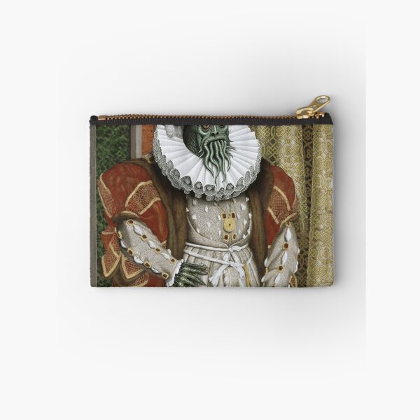 Item preview, The deep one a Creepy Lovecraftian citizen of Innsmouth portrait art designed and sold by Vintage Designs +.