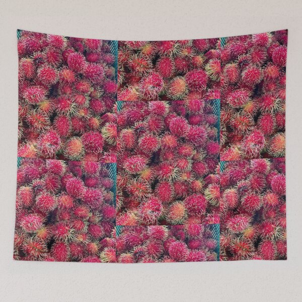 Item preview, Fresh Rambutan Fruit – Tropical Market Colors designed and sold by TrisaThyme.