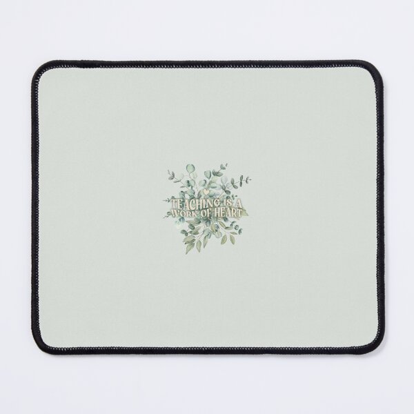 Item preview, Teaching is a work of heart greenery designed and sold by coolcreativeco.