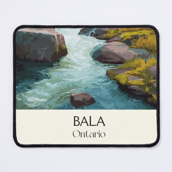 Item preview, Bala Ontario Waterfall | Muskoka Lakes Scenery Art designed and sold by TuncGK.
