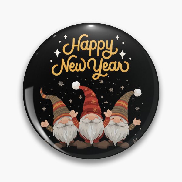 Item preview, Happy New Year 2026 Gnomes designed and sold by SabAlgoRhythm.