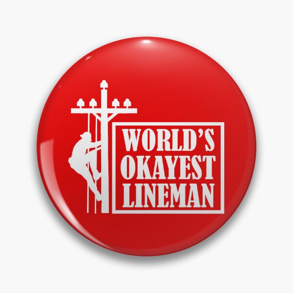 Item preview, World's Okayest Lineman, Lineman Quote designed and sold by DesignHouse07.
