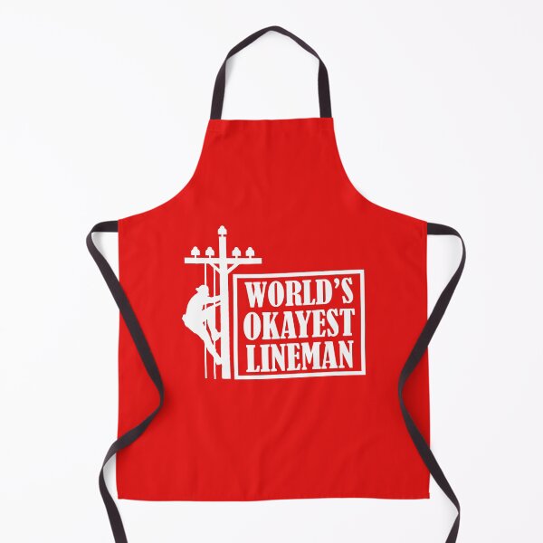 Item preview, World's Okayest Lineman, Lineman Quote designed and sold by DesignHouse07.