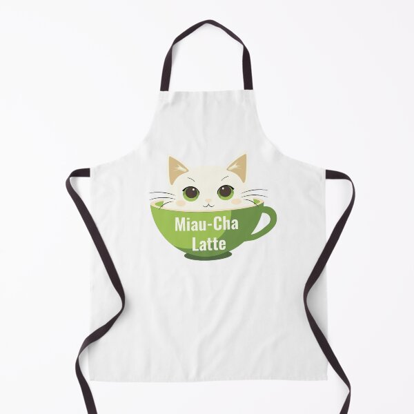 Item preview, Miau-Cha Latte - Matcha Latte with Cat designed and sold by AGNATA Design.