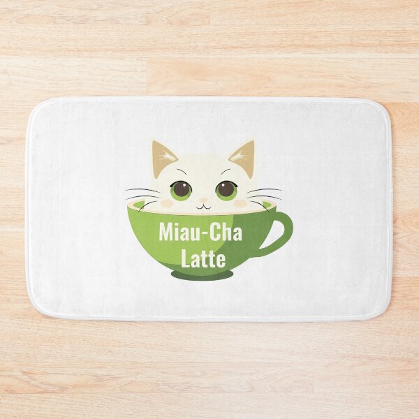 Item preview, Miau-Cha Latte - Matcha Latte with Cat designed and sold by AGNATA Design.