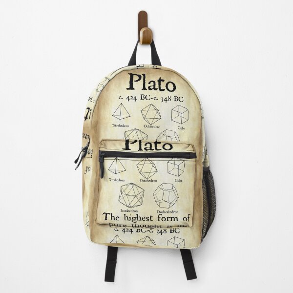 Item preview, Nerdy Vintage Plato Quote Highest Form of Pure Thought is Mathematics Math Science Teacher Black Text Parchment designed and sold by MathWare MathClips.