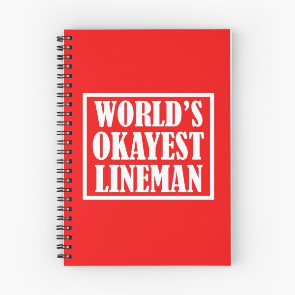 Item preview, World's Okayest Lineman, Lineman Quote designed and sold by DesignHouse07.