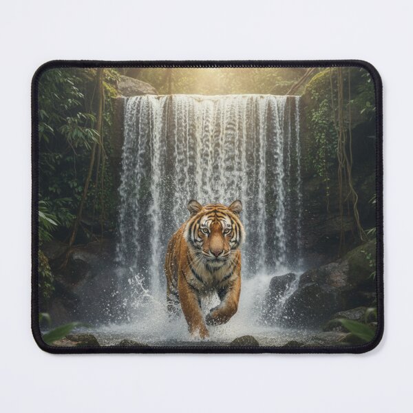 Item preview, Cascading Tiger designed and sold by 3free3street - Neon & Graffiti Digital Art.