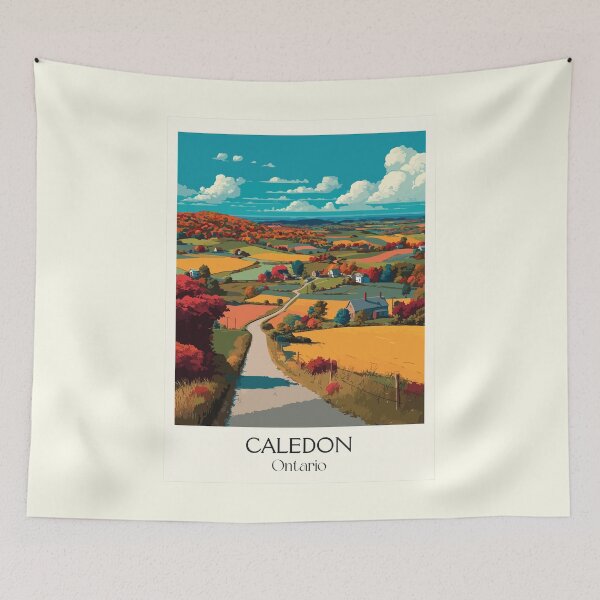 Item preview, Caledon Ontario Hills | Autumn Countryside Art Print designed and sold by TuncGK.