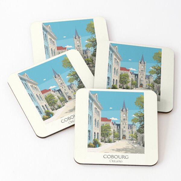 Item preview, Cobourg Ontario | Historic Victoria Hall Art Print designed and sold by TuncGK.