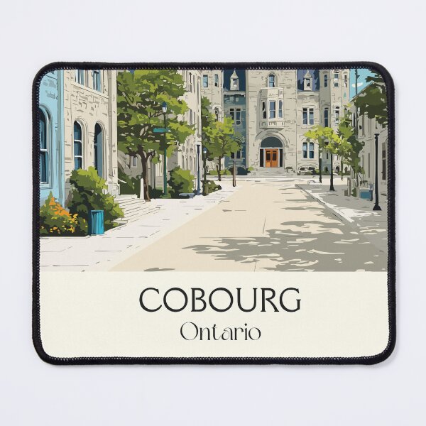 Item preview, Cobourg Ontario | Historic Victoria Hall Art Print designed and sold by TuncGK.