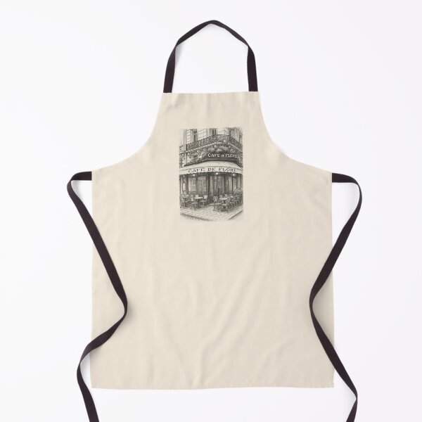 Item preview, Morning at Café de Flore — Paris in Ink Line Drawing designed and sold by Novel Works Studio.