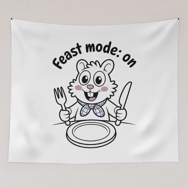 Item preview, Feast Mode, Thanksgiving Collection – Cozy, Grateful & Fun designed and sold by RedCircleArt.
