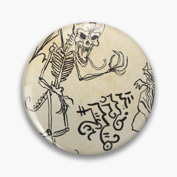 Item preview, Demonic page from the Necronomicon designed and sold by Vintage Designs +.