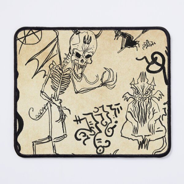 Item preview, Demonic page from the Necronomicon designed and sold by Vintage Designs +.