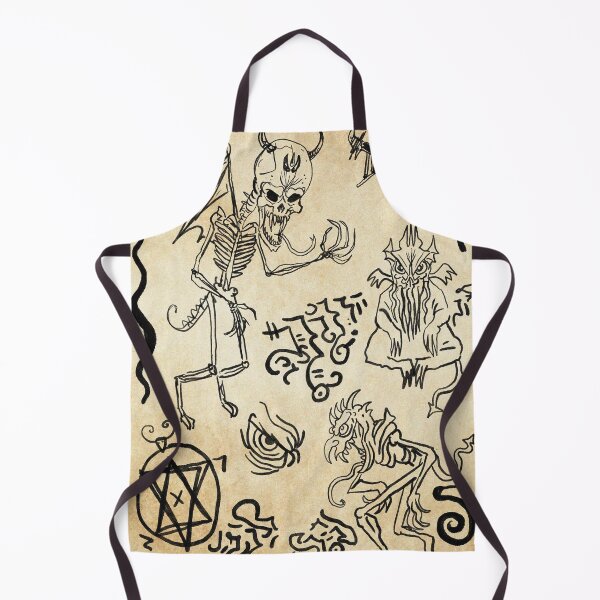 Item preview, Demonic page from the Necronomicon designed and sold by Vintage Designs +.