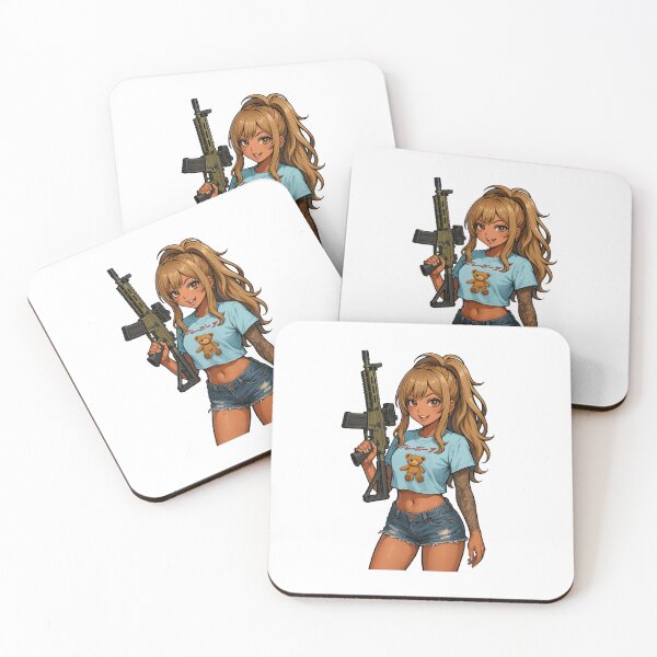 Item preview, Operator Waifu – Tactical Beauty on Duty designed and sold by RAWLIFEGRAPHIC.