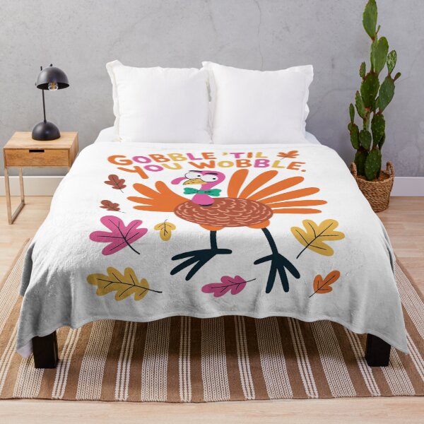 Item preview, Gobble Til You Wobble, Thanksgiving Collection designed and sold by RedCircleArt.