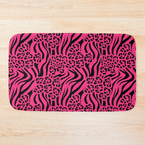Item preview, mcbling series 4 animal print black on hot pink designed and sold by quinnhopp.