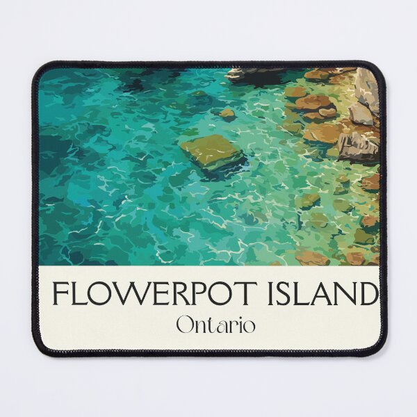 Item preview, Flowerpot Island Ontario | Georgian Bay Sea Stacks Art designed and sold by TuncGK.