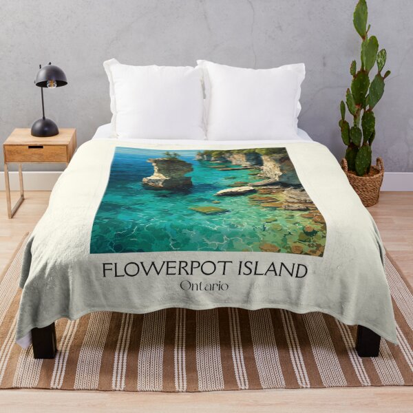 Item preview, Flowerpot Island Ontario | Georgian Bay Sea Stacks Art designed and sold by TuncGK.