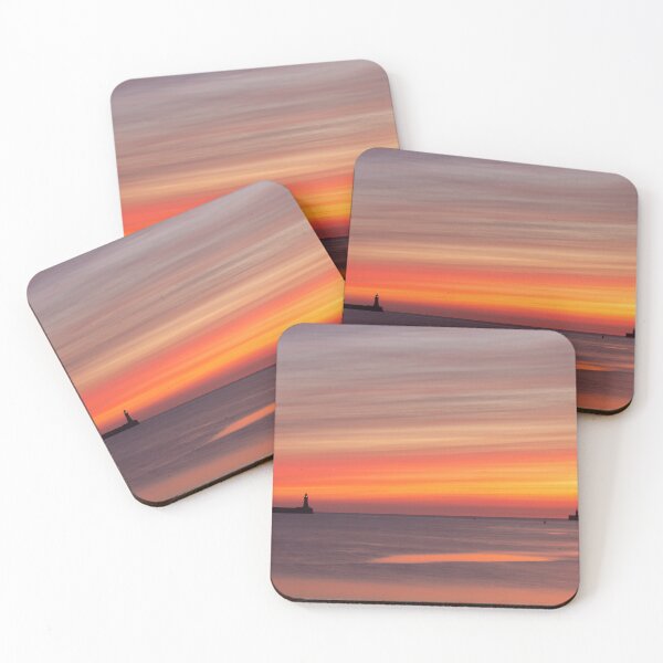 Item preview, Coastal Sunrise with Lighthouses designed and sold by AnitaNicholson.