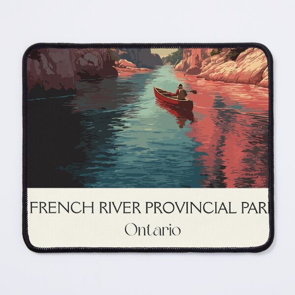 Item preview, French River Ontario | Canadian Heritage River Art Print designed and sold by TuncGK.