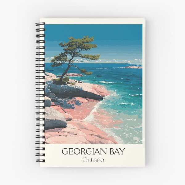 Item preview, Georgian Bay Ontario | Windswept Pine Landscape Art designed and sold by TuncGK.