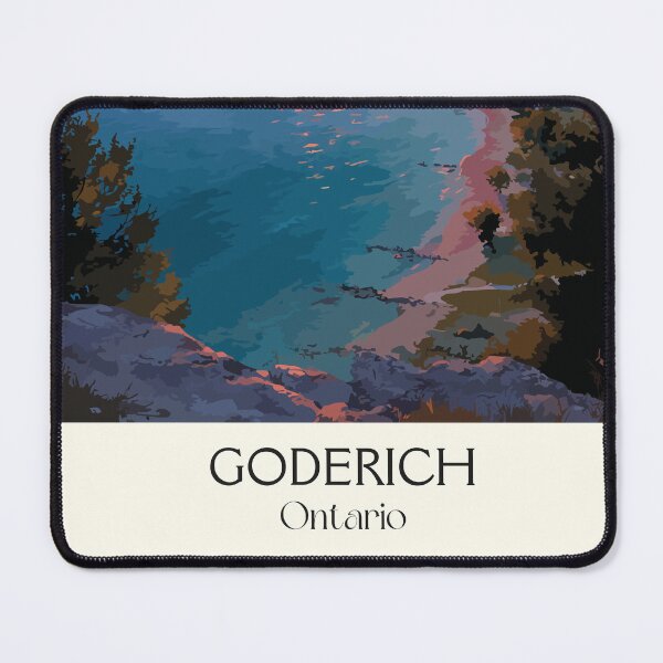 Item preview, Goderich Ontario Sunset | Lake Huron Coastline Art designed and sold by TuncGK.