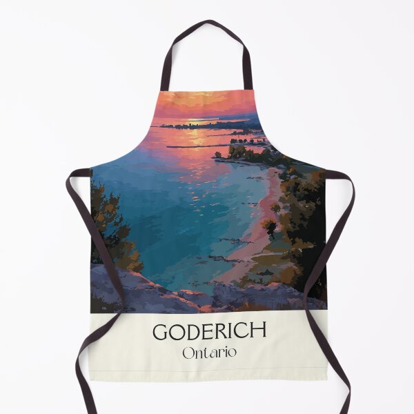 Item preview, Goderich Ontario Sunset | Lake Huron Coastline Art designed and sold by TuncGK.