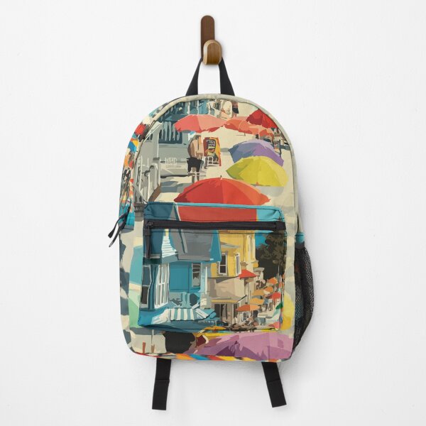 Item preview, Grand Bend Ontario | Vibrant Beach Town Main Street Art designed and sold by TuncGK.