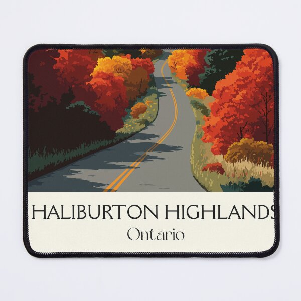 Item preview, Haliburton Highlands Ontario | Scenic Autumn Drive Art designed and sold by TuncGK.