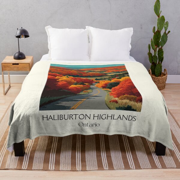 Item preview, Haliburton Highlands Ontario | Scenic Autumn Drive Art designed and sold by TuncGK.
