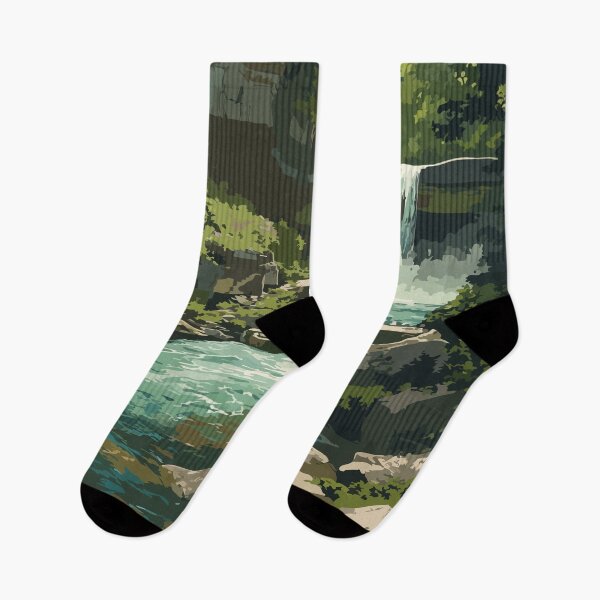 Item preview, Hamilton Ontario Waterfall | Niagara Escarpment Scenery Art designed and sold by TuncGK.