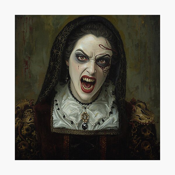 Item preview, Countess of Blood vintage style painting designed and sold by Vintage Designs +.