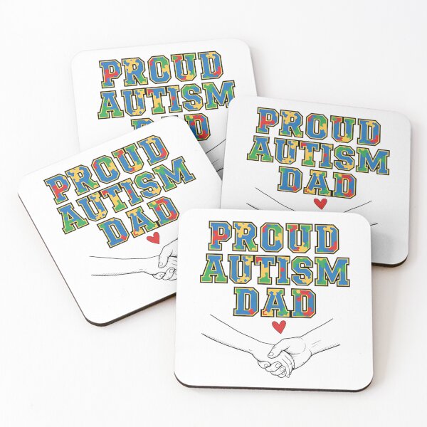 Item preview, Proud Autism Dad Heart Puzzle Love designed and sold by Joyful-Park.