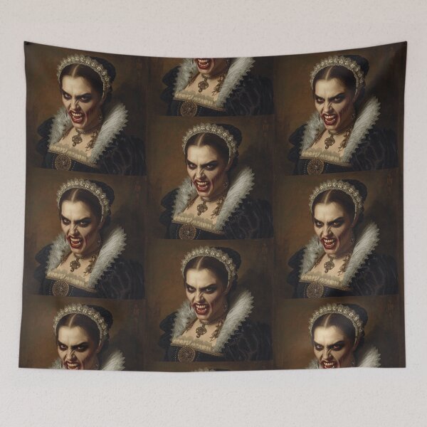 Item preview, Countess of Blood vintage style painting designed and sold by Vintage Designs +.