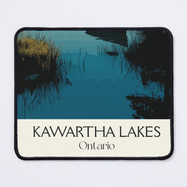 Item preview, Kawartha Lakes Ontario | Misty Morning Cottage Country Art designed and sold by TuncGK.