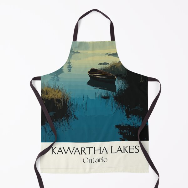 Item preview, Kawartha Lakes Ontario | Misty Morning Cottage Country Art designed and sold by TuncGK.