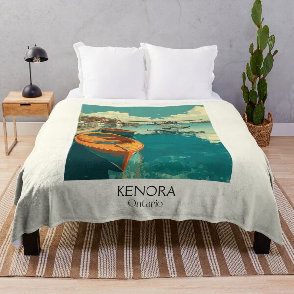 Item preview, Kenora Ontario | Lake of the Woods Scenery Art Print designed and sold by TuncGK.