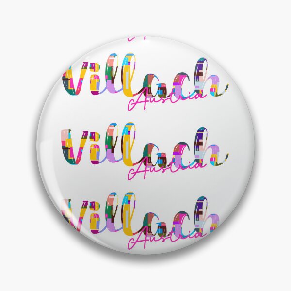 Item preview, Villach, Austria, Vibrant Abstract City Typography Art designed and sold by Wanderful-roads.