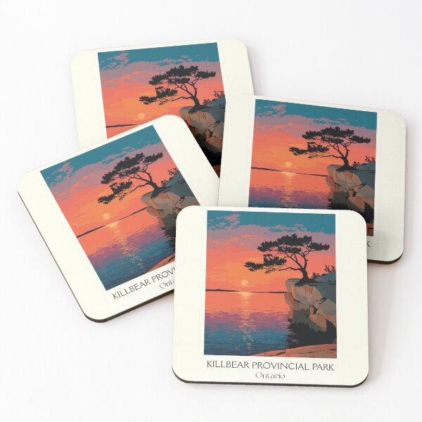 Item preview, Killbear Provincial Park | Georgian Bay Sunset Art Print designed and sold by TuncGK.