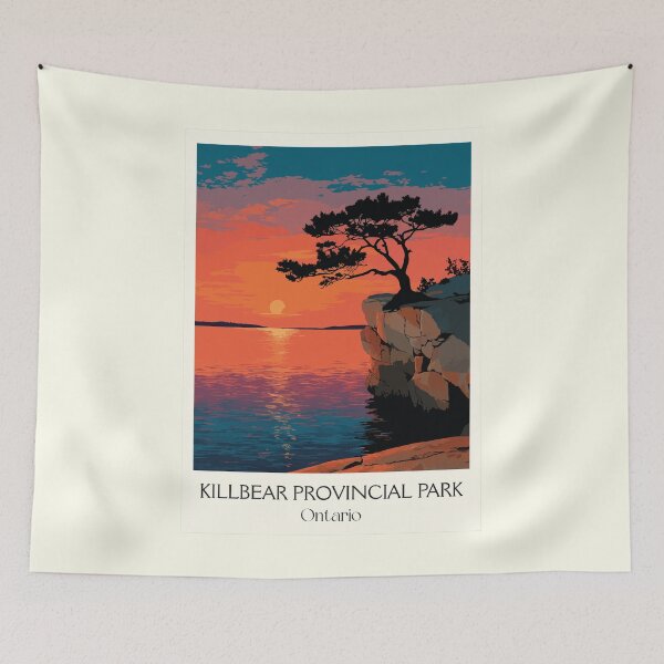 Item preview, Killbear Provincial Park | Georgian Bay Sunset Art Print designed and sold by TuncGK.
