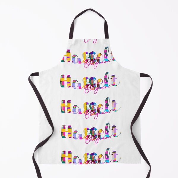 Item preview, Hasselt, Belgium, Vibrant Abstract City Typography Art designed and sold by Wanderful-roads.