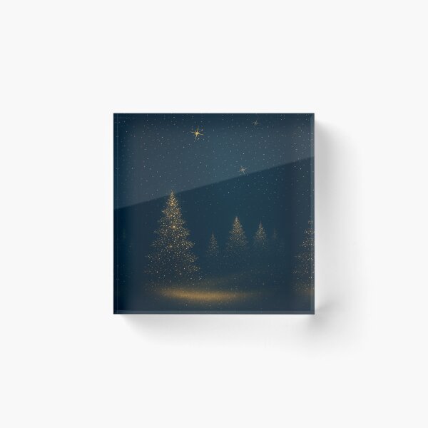 Item preview, Celestial Glow – Modern Christmas Trees designed and sold by Ewa Miller.