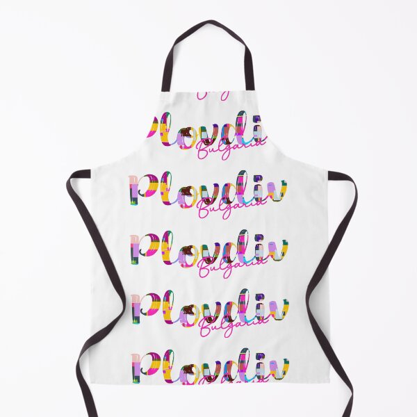 Item preview, Plovdiv, Bulgaria, Vibrant Abstract City Typography Art designed and sold by Wanderful-roads.