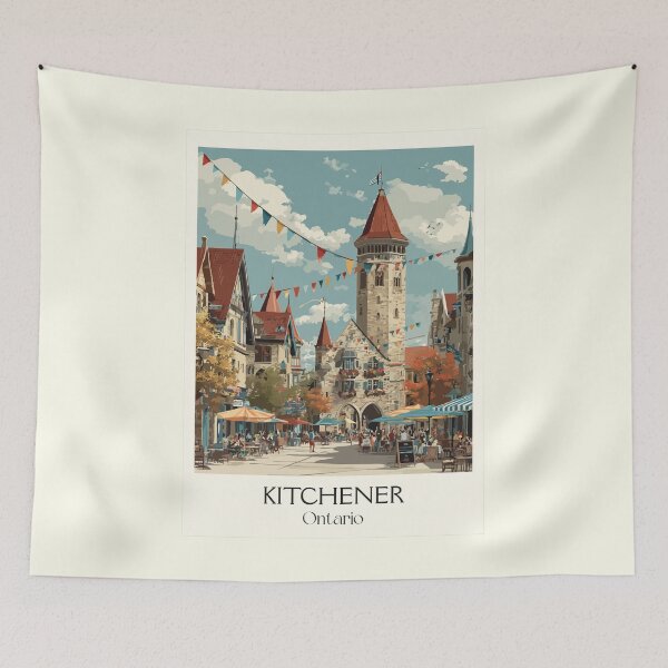 Item preview, Kitchener Ontario | German Heritage Festival Art Print designed and sold by TuncGK.