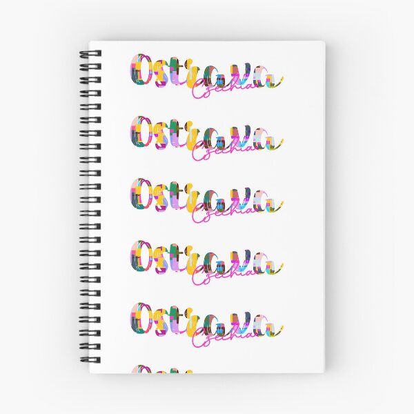 Item preview, Ostrava, Czechia, Vibrant Abstract City Typography Art designed and sold by Wanderful-roads.